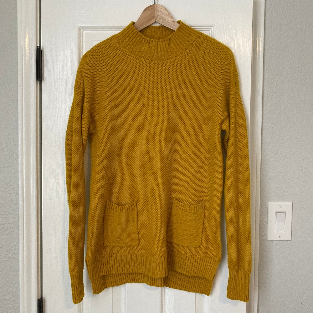Halogen Nordstrom I Mustard Sweater